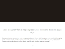 Tablet Screenshot of jadebranion.com